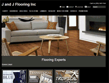 Tablet Screenshot of jandjflooring.net